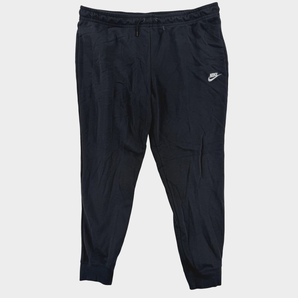 Nike Sweatpants Mens 2XL Black Fleece Jogger Pants Elastic Waist Pockets Gym